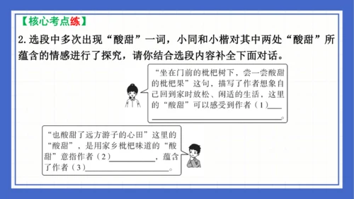2023-2024学年统编版语文七年级下册 第六单元复习 课件(共94张PPT)