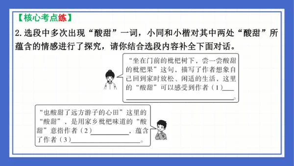 2023-2024学年统编版语文七年级下册 第六单元复习 课件(共94张PPT)