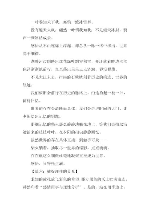 高考满分作文散文类.docx