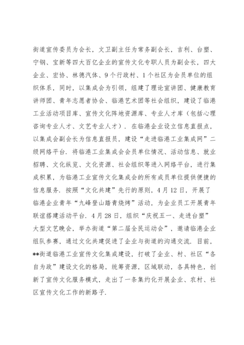 街道2009年上半年宣传思想文化工作总结.docx