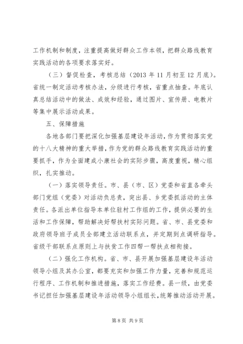 关于深化加强基层建设年活动的意见.docx