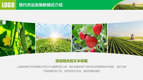 水果蔬菜农业招商农产品宣传通用PPT模板