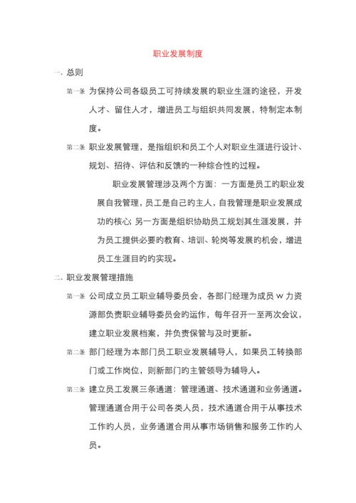 职业发展制度.docx