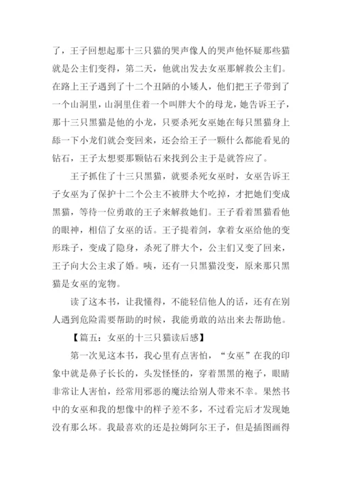 女巫的十三只猫读后感.docx