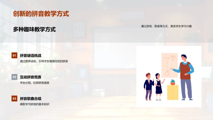 拼音教学实用攻略PPT模板