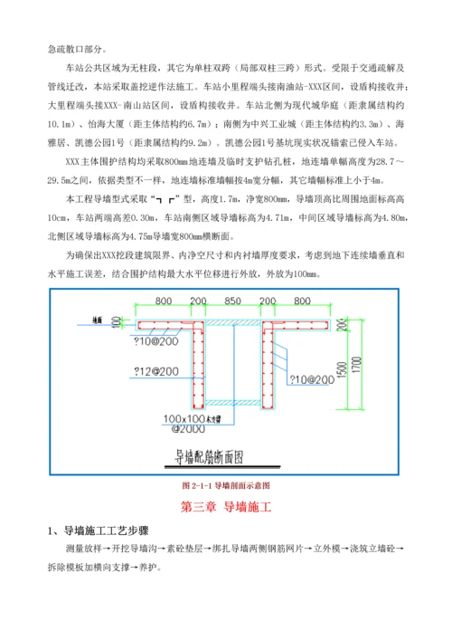 地连墙导墙专项综合标准施工专业方案.docx