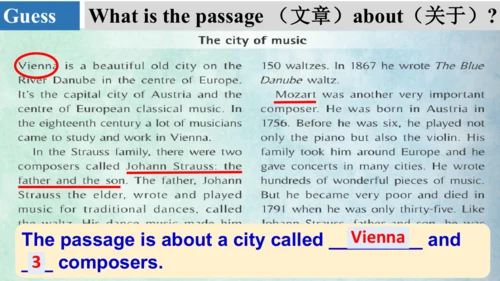 外研七下Moudle 12 Unit 2 Vienna is the centre of Europ