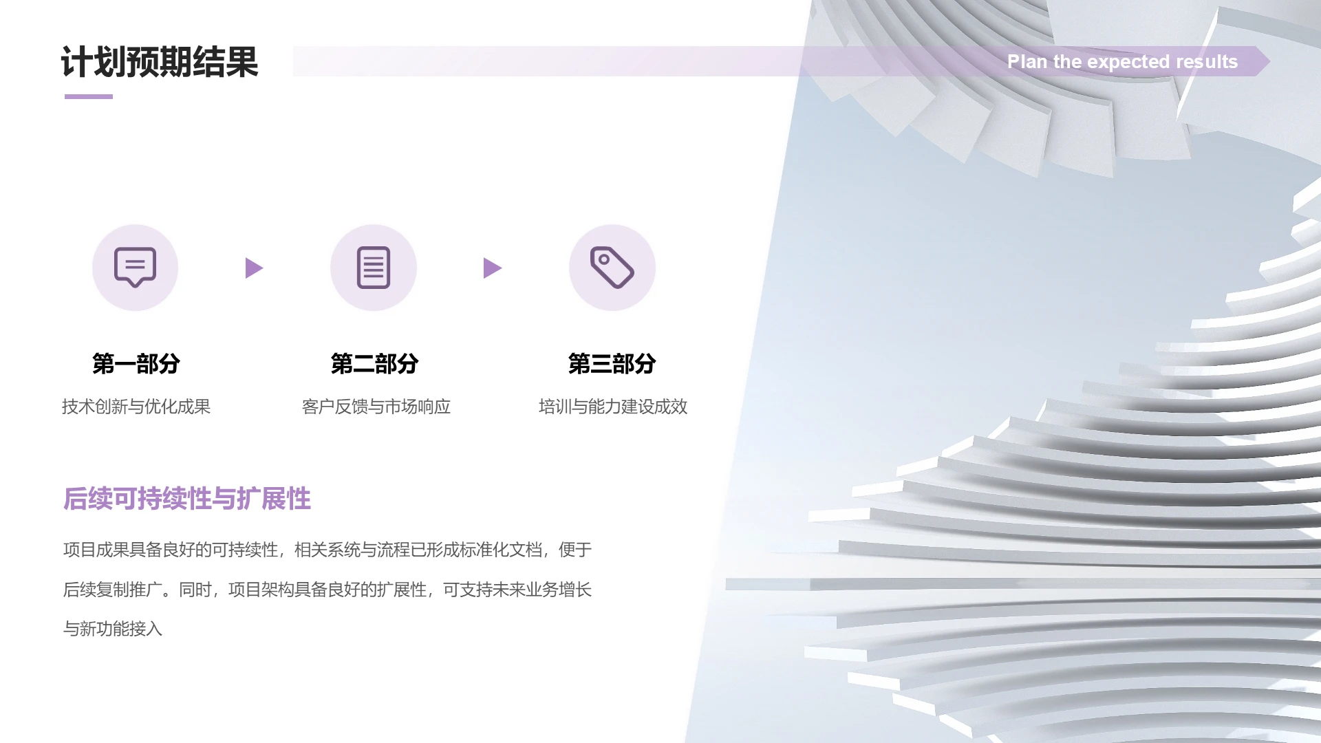 创意风含图片PPT流程