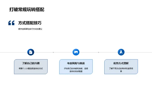 冒险旅行全攻略