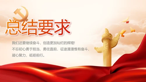建党100周年大会七一讲话ppt党课