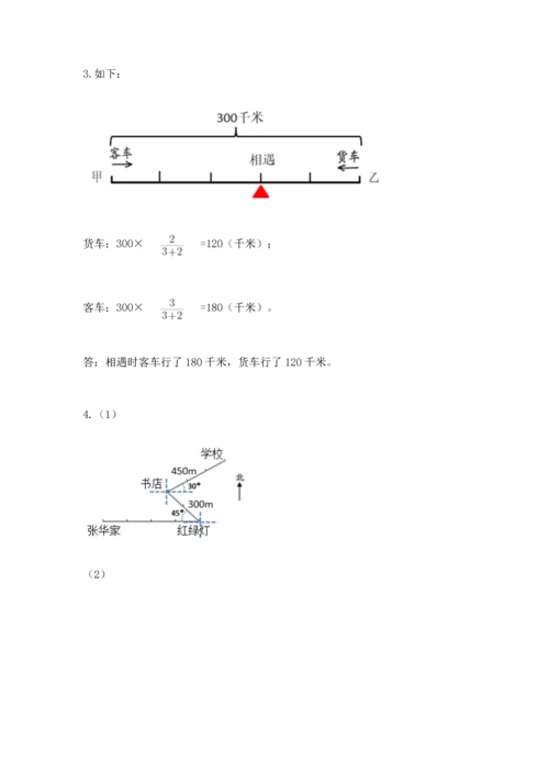 人教版六年级上册数学期中测试卷含答案（实用）.docx