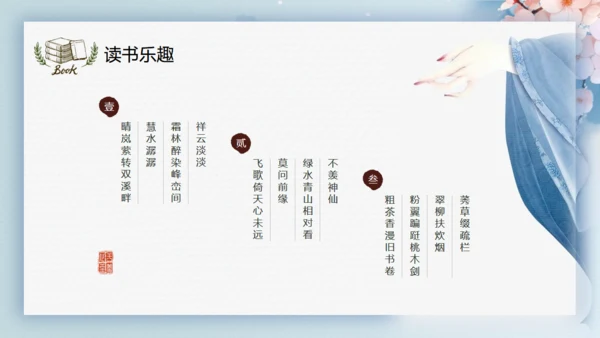 唯美中国风中国书画读书分享会通用PPT