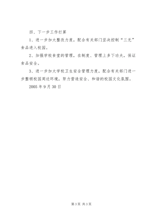 学校安全卫生工作自查报告 (3).docx