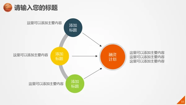 篮球比赛体育竞技通用PPT模板