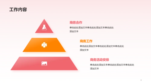 红色3D金融行业工作总结PPT模板