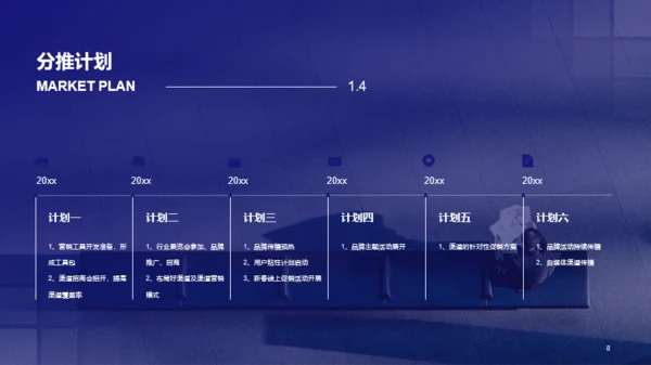紫色运营计划市场策划PPT案例