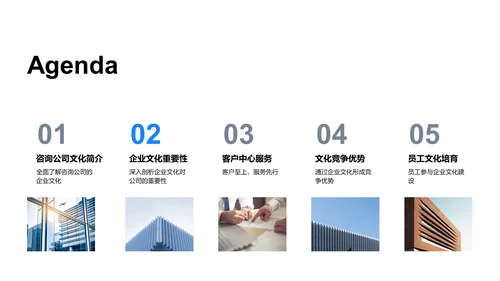 咨询公司企业文化解析PPT模板