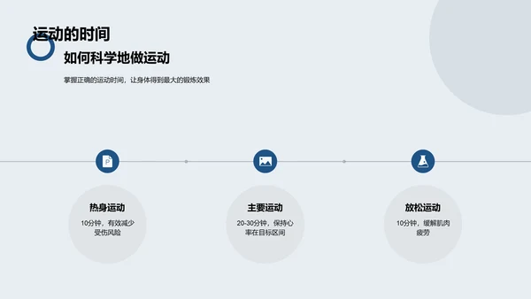 科学运动与健康PPT模板