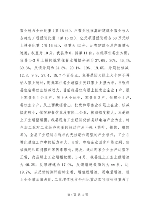 县长在全县经济运行调度会上的讲话.docx