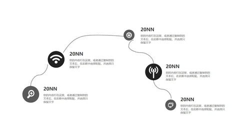 黑白商务简约商业计划书PPT模板