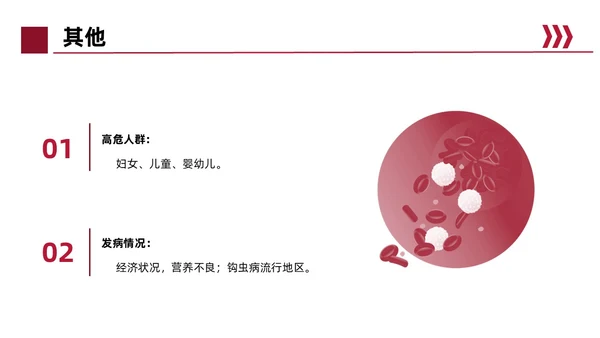 红色简约风缺铁性贫血常规知识培训PPT模板护理
