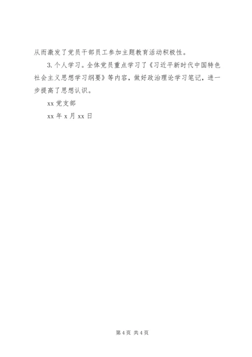 党支部某年主题教育活动总结.docx