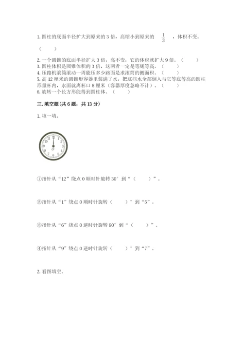 北师大版数学六年级下册期末测试卷含解析答案.docx