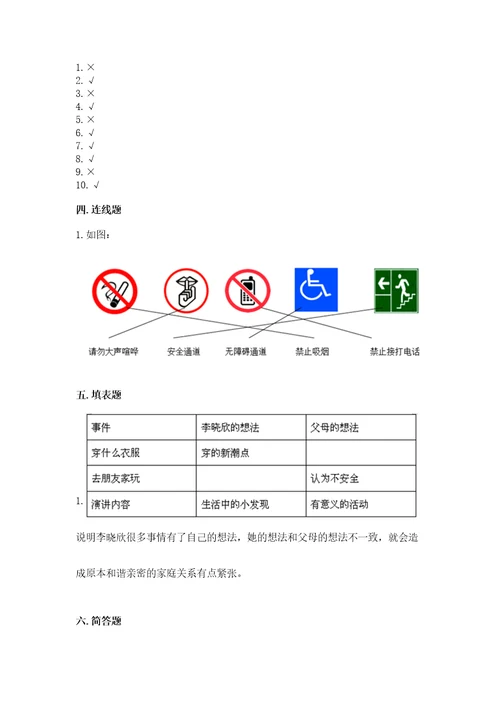 2022部编版五年级下册道德与法治期末测试卷完整