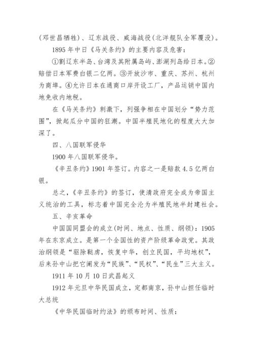 高中历史知识点大全.docx