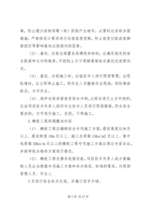 预防坍塌事故专项整治工作方案.docx