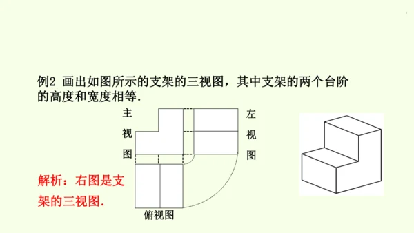 人教版数学九年级下册29.2 第1课时 几何体的三视图课件（32张PPT)