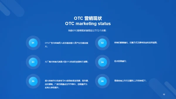 蓝色科技二级城市市场营销状况年度总结PPT案例