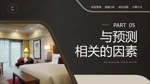 黑金商务酒店收益管理PPT模板酒店管理