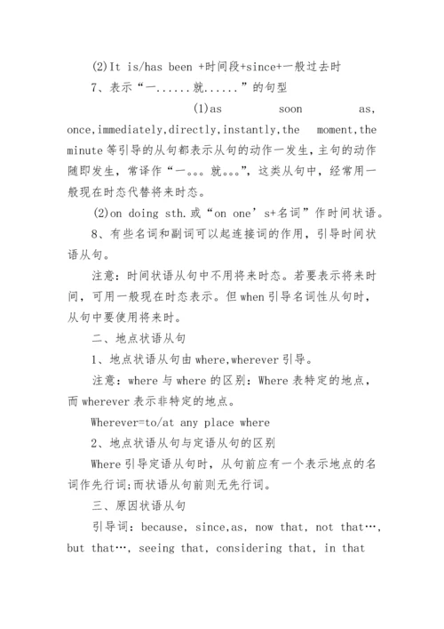 高中英语状语从句.docx