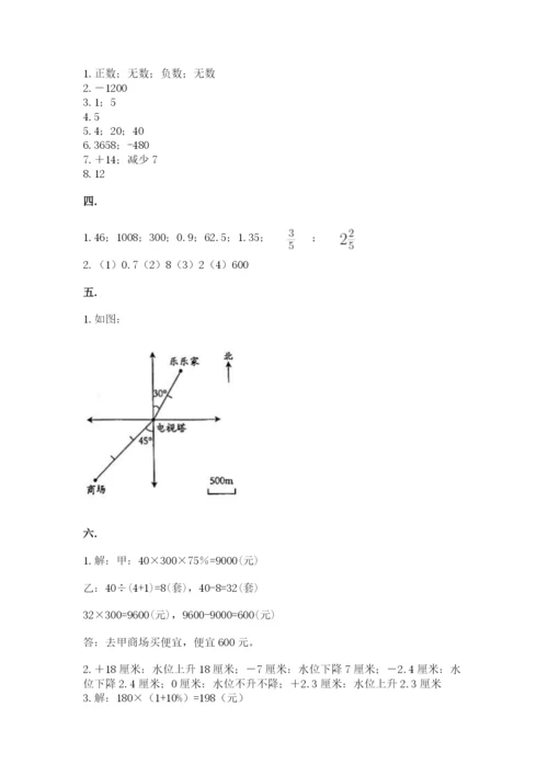 小升初数学综合模拟试卷【精华版】.docx