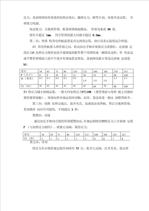 排水用HDPE管施工工艺