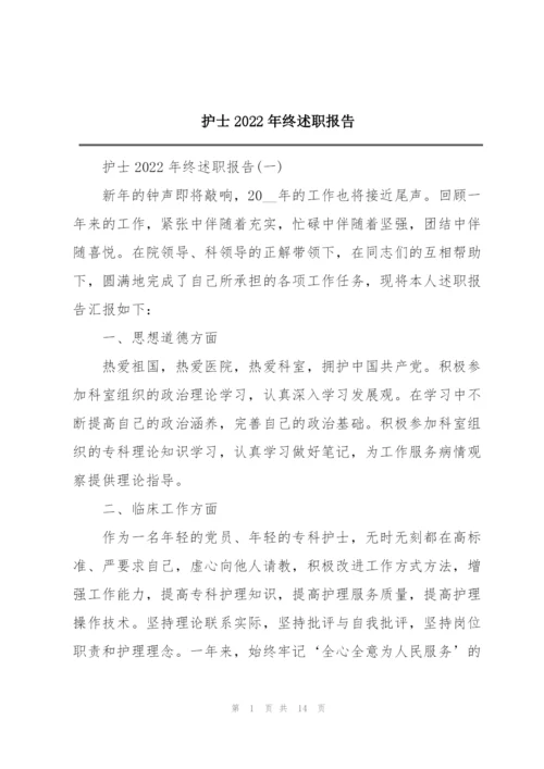 护士2022年终述职报告.docx