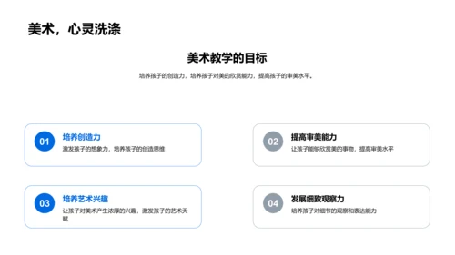 小学美术教育价值PPT模板