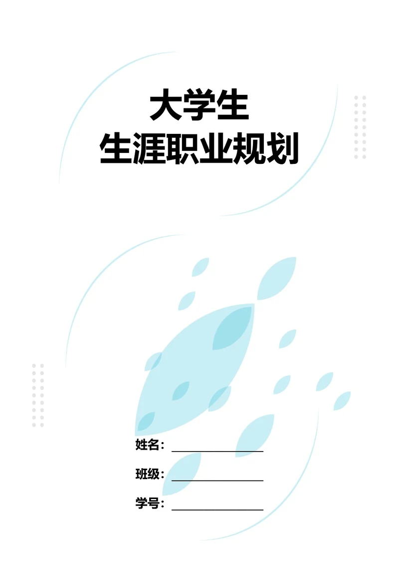 大学生职业生涯规划