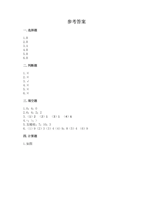 小学一年级上册数学期中测试卷（典优）.docx