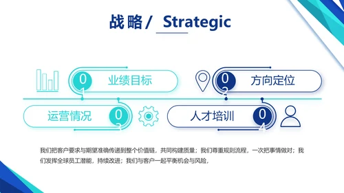 蓝色医疗公司宣传年终工作总结动态PPT模板