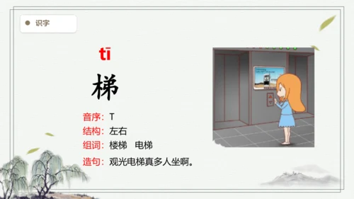 【2024秋季学期】语文二上  语文园地三 生字识记课件