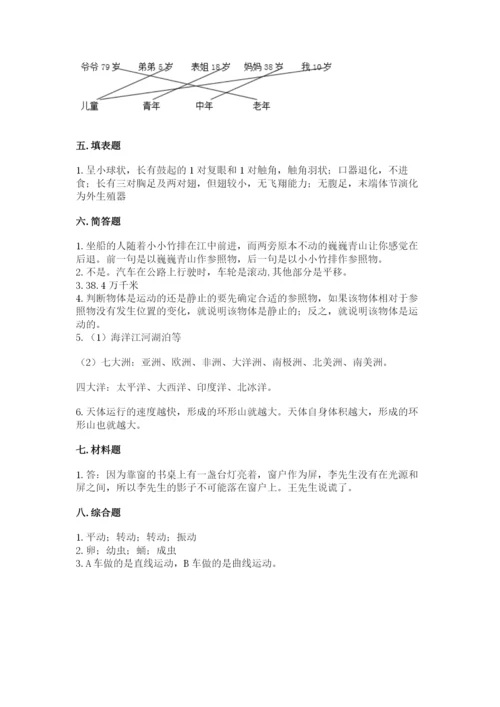 教科版小学科学三年级下册 期末测试卷含完整答案（网校专用）.docx