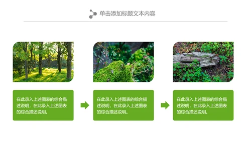 绿色森林植树造林林业木材园林绿化PPT