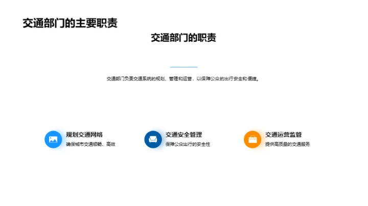 交通部门年度述职