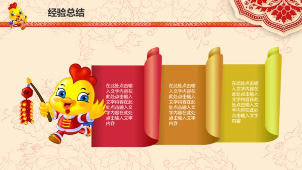 2017鸡年警察公安局新年春节总结PPT