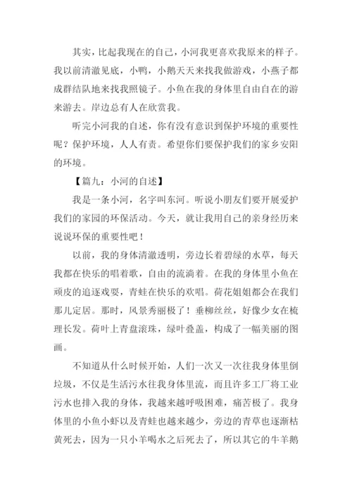 小河的自述作文300字.docx