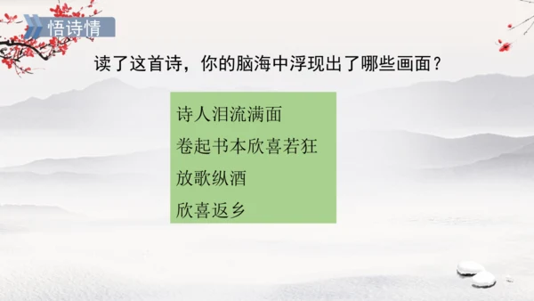 统编版语文五年级下册9.《古诗三首》第三课时（课件）