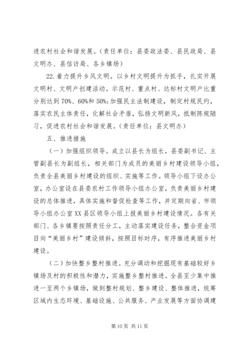 美丽乡村建设实施方案[精选合集] (2).docx