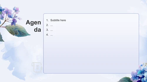 紫色小清新教育培训PPT主题